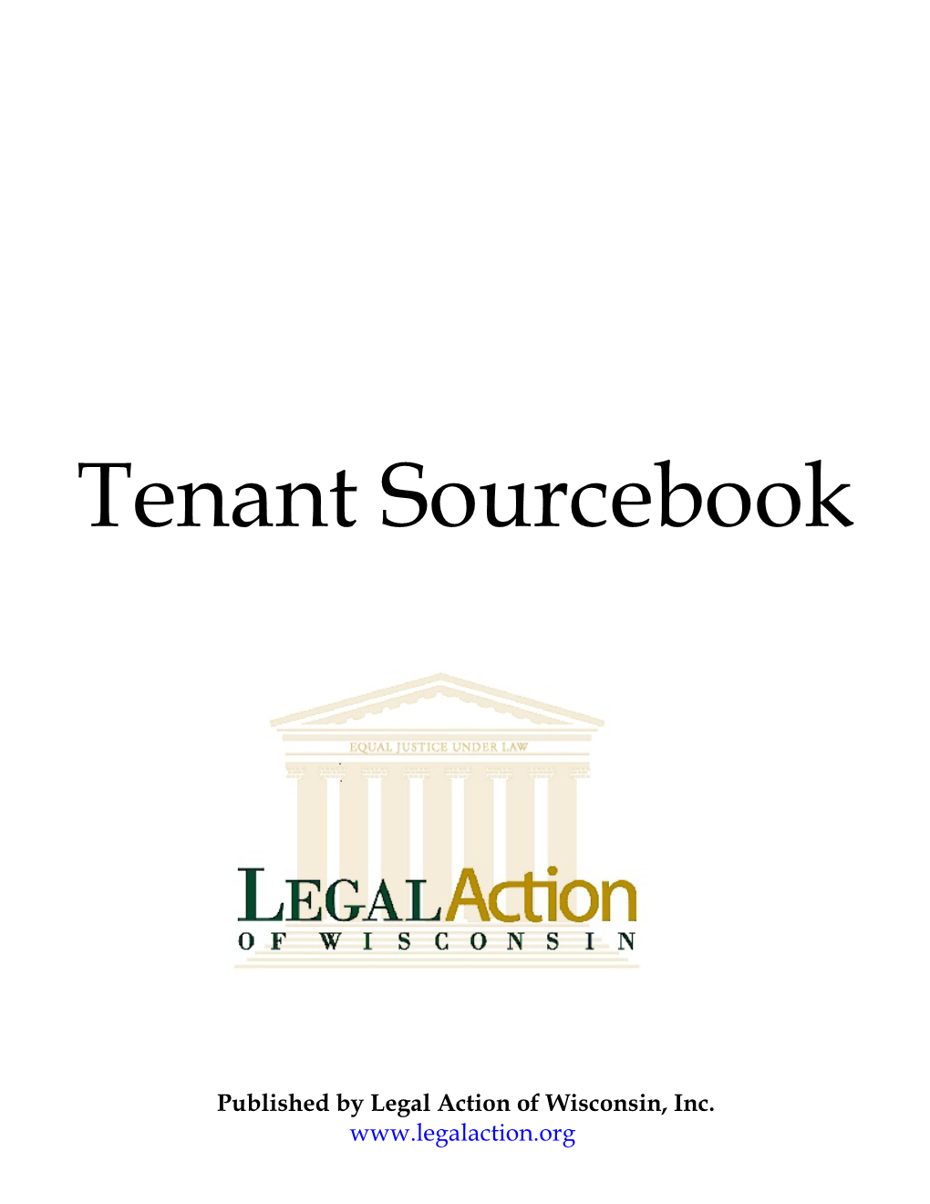 Legal Action of Wisconsin Tenant Sourcebook