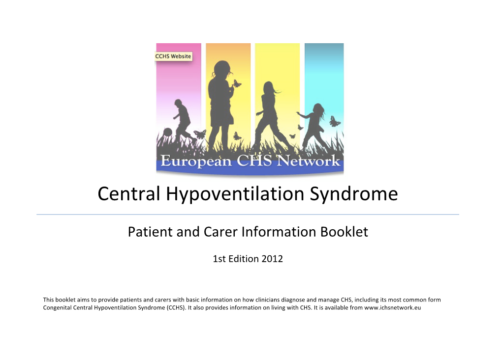 EU-CHS Patient Information Booklet