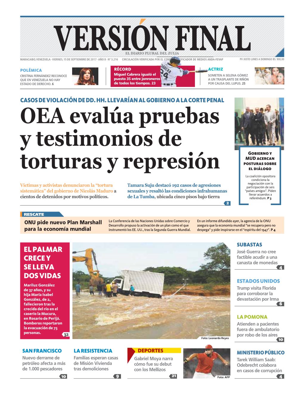 OEA Evalúa Pruebas Y Testimonios De Torturas Y Represión