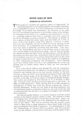 Seven Ages of Man Dominican Devotions