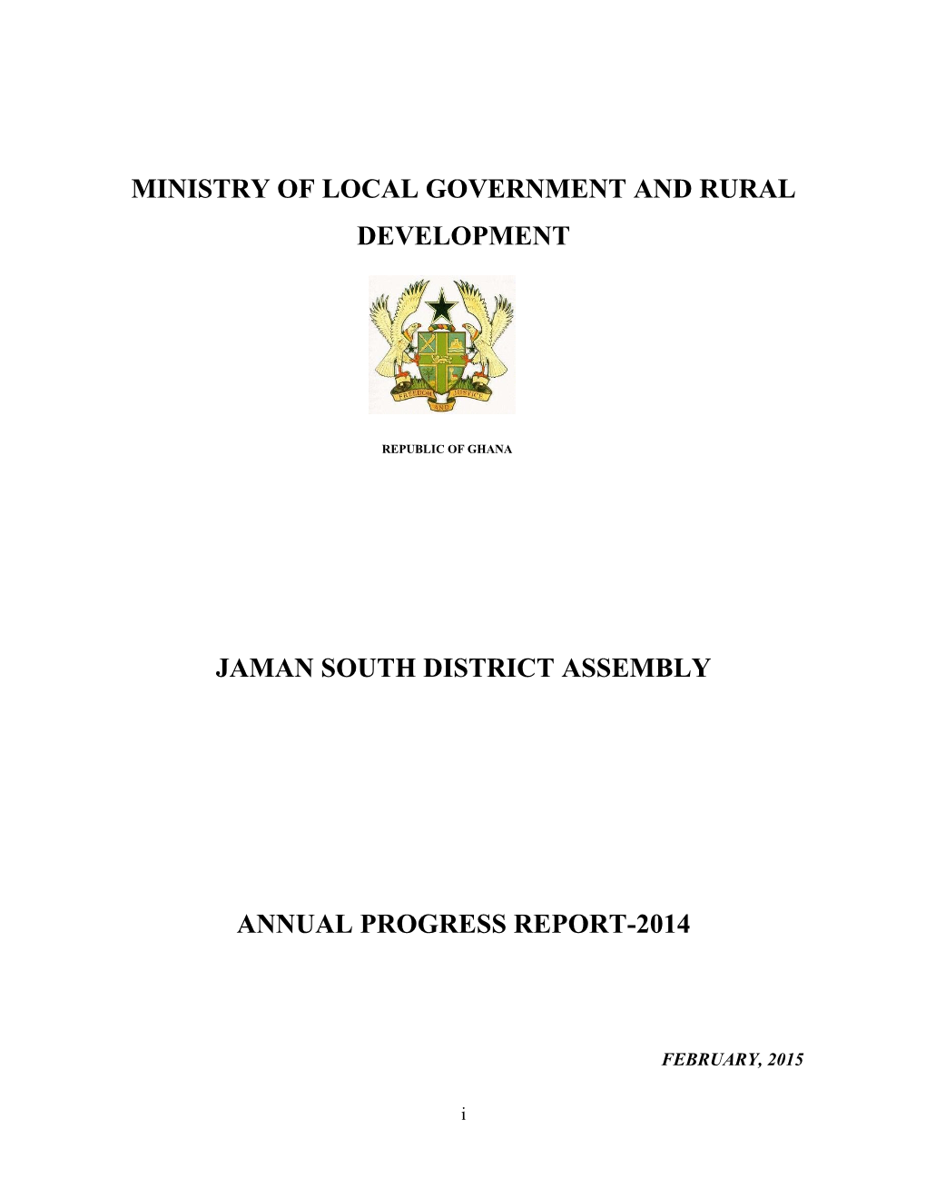 Ministry of Local Government and Rural Development