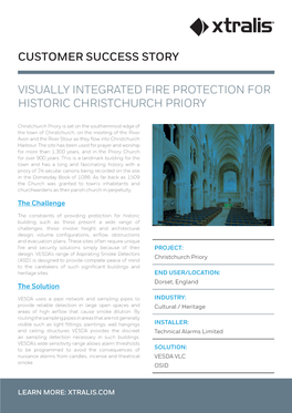 Christchurch Priory Customer Success Story