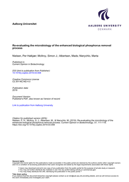 Re-Evaluating the Microbiology of the Enhanced Biological Phosphorus Removal Process