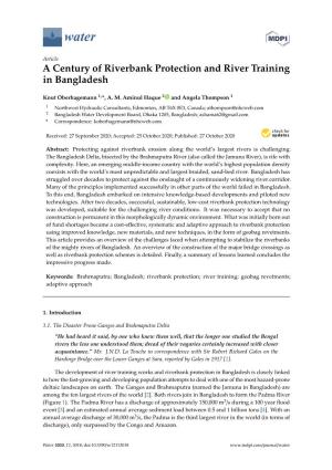 A Century of Riverbank Protection and River Training in Bangladesh