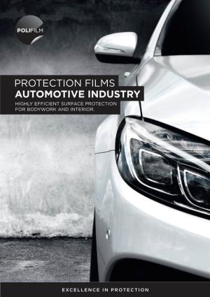 Automotive Industry Protection Films