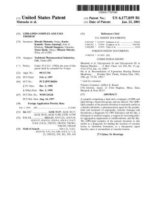 (12) United States Patent (10) Patent No.: US 6, 177,059 B1 Matsuda Et Al