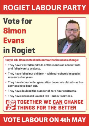Vote for Simon Evans in Rogiet