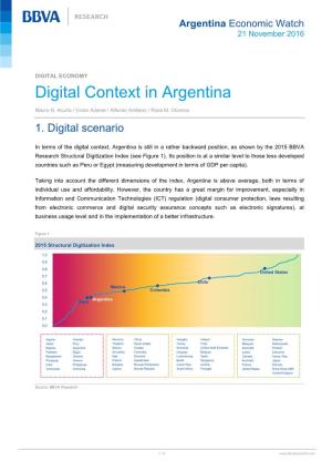 Digital Context in Argentina