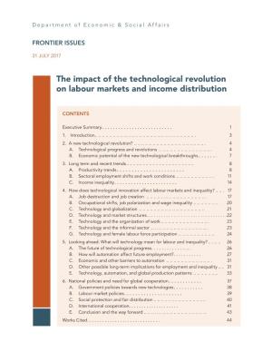 The Impact of the Technological Revolution on Labour Markets and Income Distribution