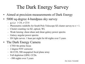 The Dark Energy Survey