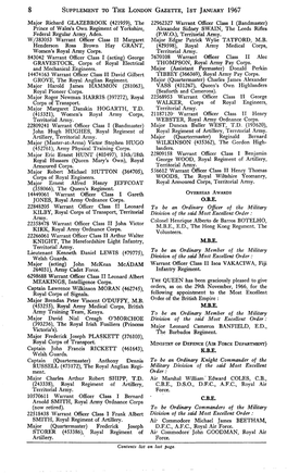 8 Supplement to the London Gazette, Ist January 1967
