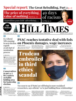 Trudeau Embroiled in Third Ethics Scandal