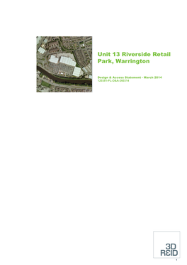 Unit 13 Riverside Retail Park, Warrington