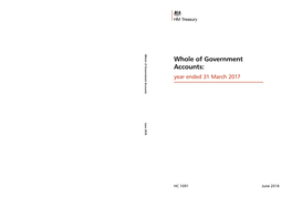 Whole of Government Accounts 2016-17