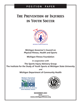 The Prevention of Injuries in Youth Soccer