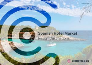 Spanish Hotel Market Resort Destinations
