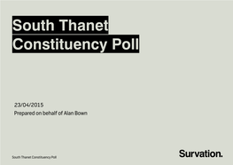 South Thanet Constituency Poll