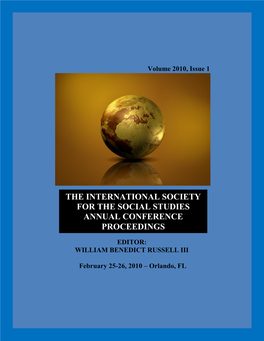 The International Society for the Social Studies Annual Conference Proceedings