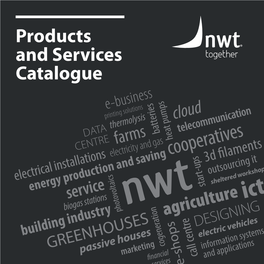 Products and Services Catalogue