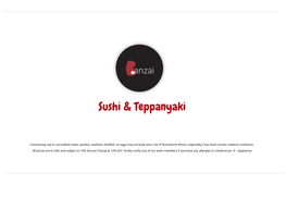 Sushi & Teppanyaki