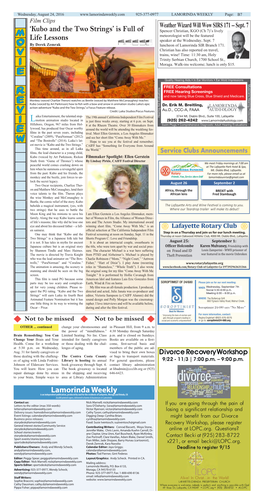 Lamorinda Weekly Issue 13 Volume 10