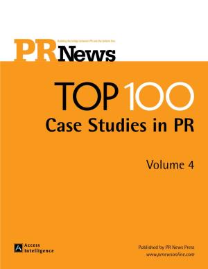 Case Studies in PR