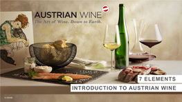 7 Elements Introduction to Austrian Wine