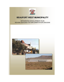 Beaufort West Municipality the Most Progressive in the Central Karoo