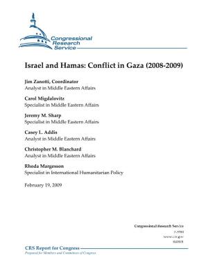 Israel and Hamas: Conflict in Gaza (2008-2009)