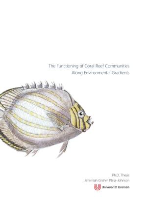 The Functioning of Coral Reef Communities Along Environmental Gradients