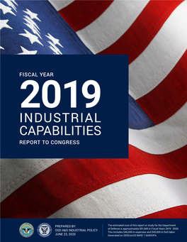 Industrial Capabilities Report to Congress