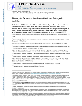 Phenotypic Expansion Illuminates Multilocus Pathogenic Variation