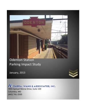 Odenton Station Parking Impact Study
