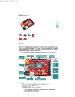 FEZ Cerbuino Bee - GHI Electronics