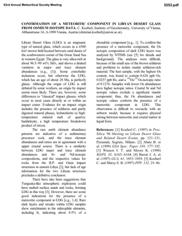 Confirmation of a Meteoritic Component in Libyan Desert Glass from Osmium Isotope Data