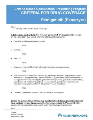 Pemazyre – Criteria (PDF)