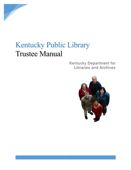 Kentucky Public Library Trustee Manual