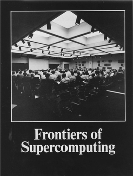 Frontiers of Supercomputing