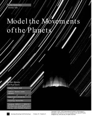 Model the Movements of the Planets