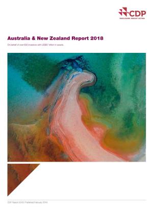 Australia & New Zealand Report 2018