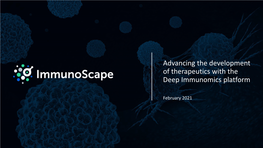 Advancing the Development of Therapeutics with the Deep Immunomics Platform