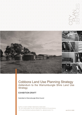 Cobbora Land Use Planning Strategy Addendum to the Warrumbungle Shire Land Use Strategy