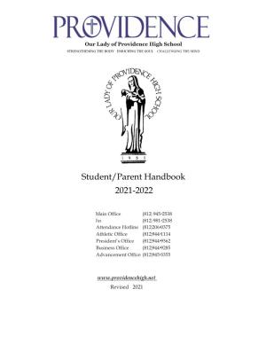 Student/Parent Handbook 2021-2022