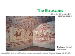 3. Etruscans Romans