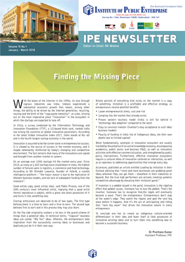 IPE Newsletter Vol.15 No.1 January-March,2018