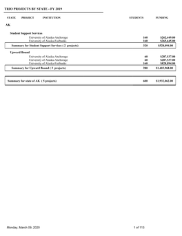 State - Fy 2019