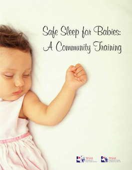 Safe Sleep for Babies: a Community Training