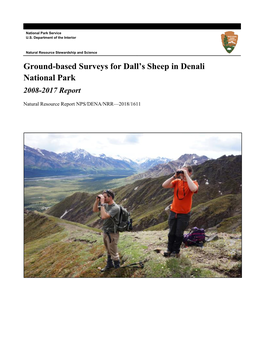 Ground-Based Surveys for Dall's Sheep in Denali National Park