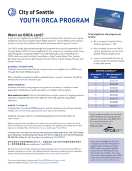 Youth Orca Program