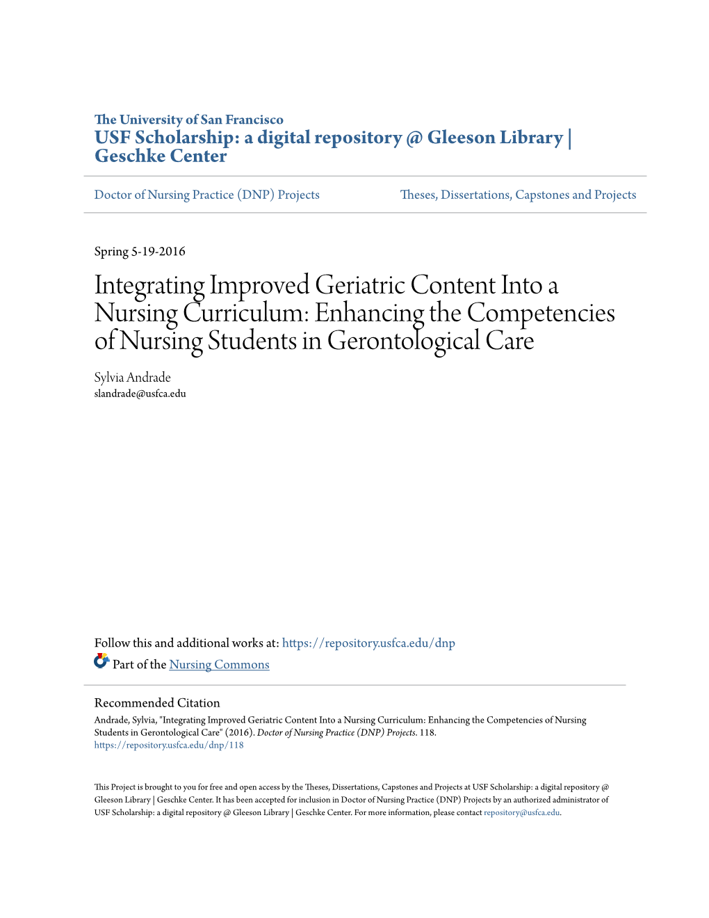 Integrating Improved Geriatric Content Into